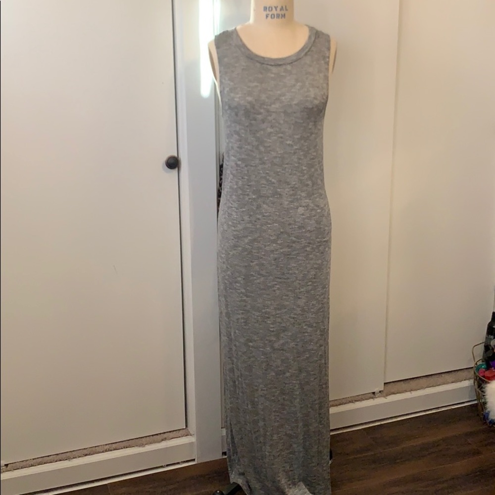 Gray Maxi Dress